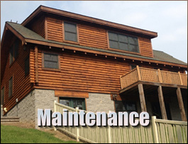  Powells Point, North Carolina Log Home Maintenance